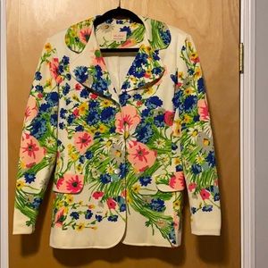 One of a Kind Mr. Dino Vintage Lined Blazer Sz. 14